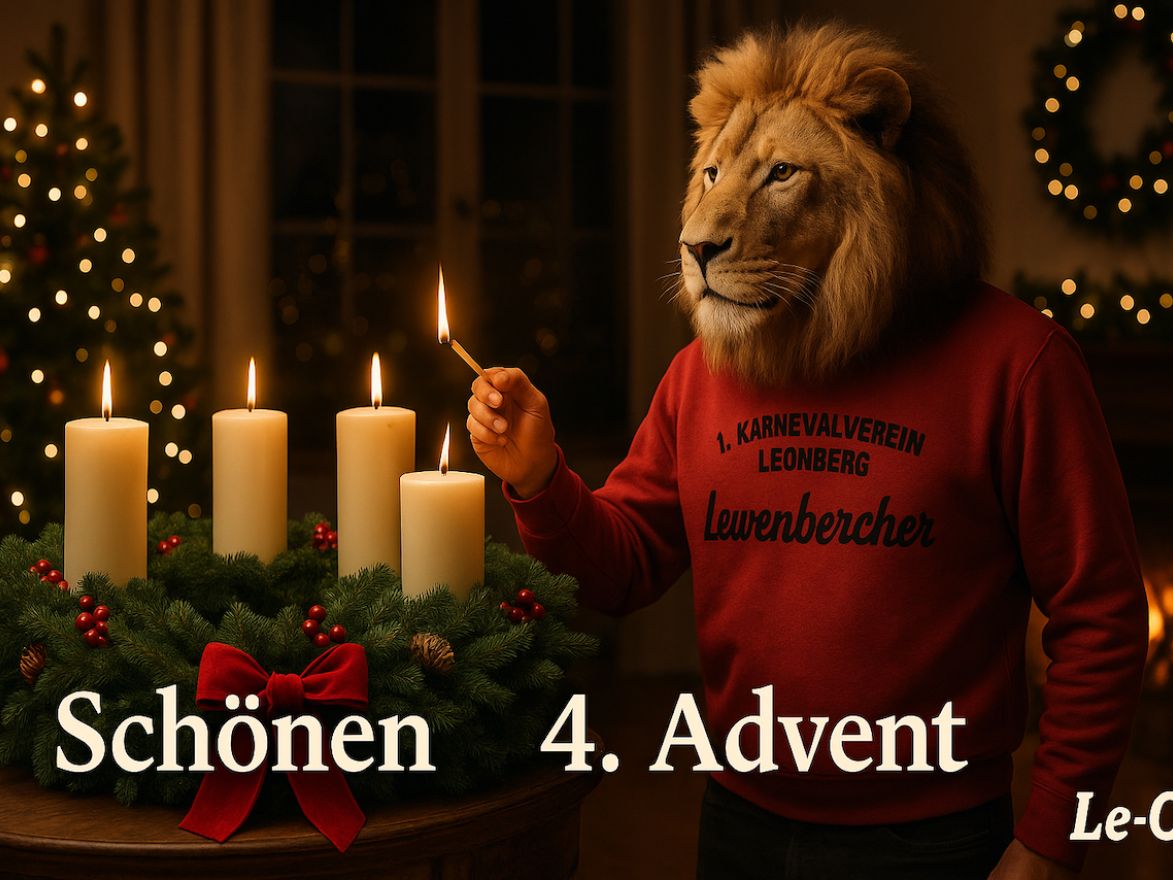 Einen besinnlichen 4. Advent ...