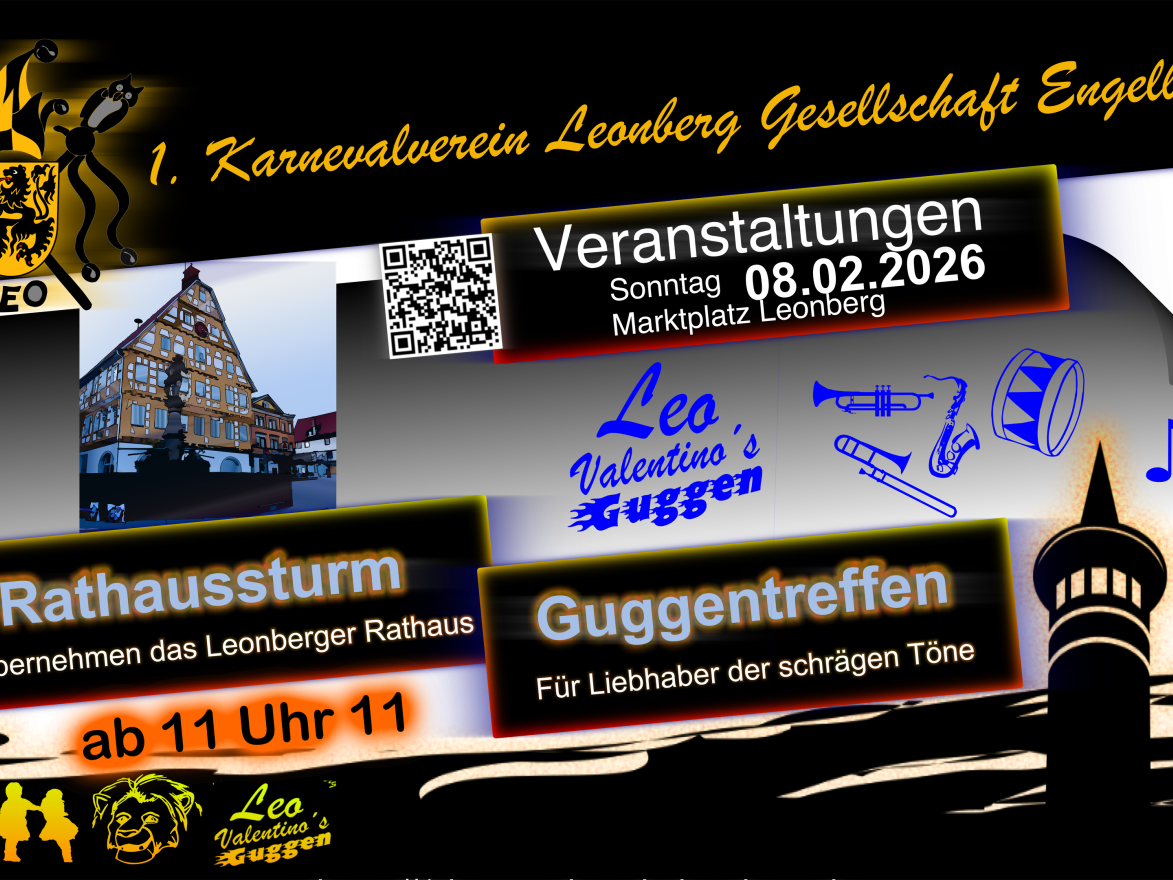 🎭 Einladung zum Rathaussturm &amp; Guggenmusiktreffen 🎺