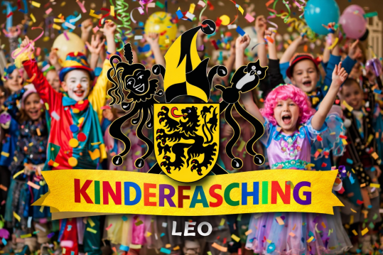 🎉👑 Einladung zum großen Kinderfasching des 1. Karnevalverein Leonberg! 👑🎉