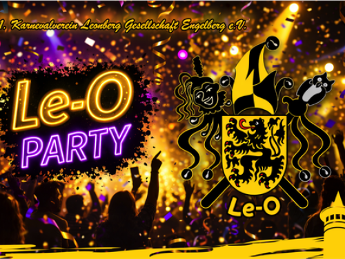 🎉 Einladung zur Fasnet Leo Party 2026 🎉
