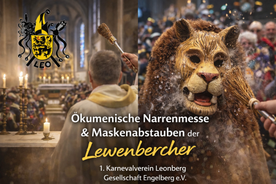 Ökumenische Narrenmesse & Maskenabstauben der Lewenbercher
