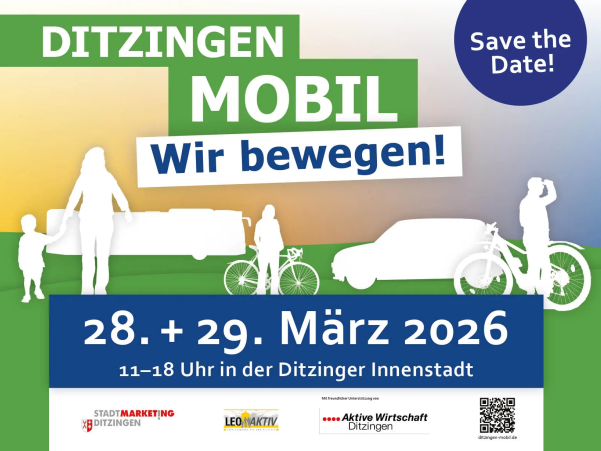 🚲 Einladung zur Fahrradbörse &amp; Verpflegungsstand bei “Ditzingen Mobil”! 